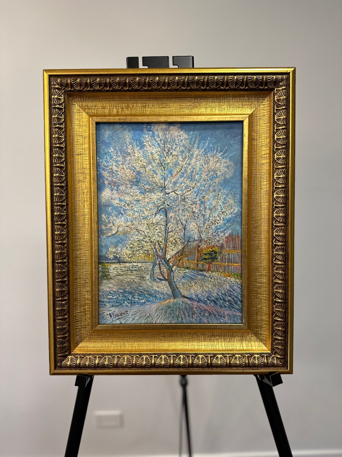 Van Gogh — Orchard in Blossom (1888). Spring light; delicate bloom.